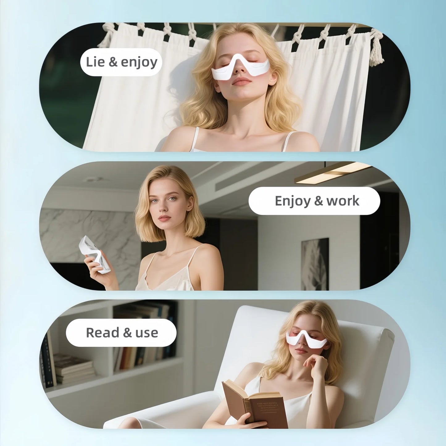 Red Light Therapy Glasses – Erase Dark Circles & Under-Eye Bags