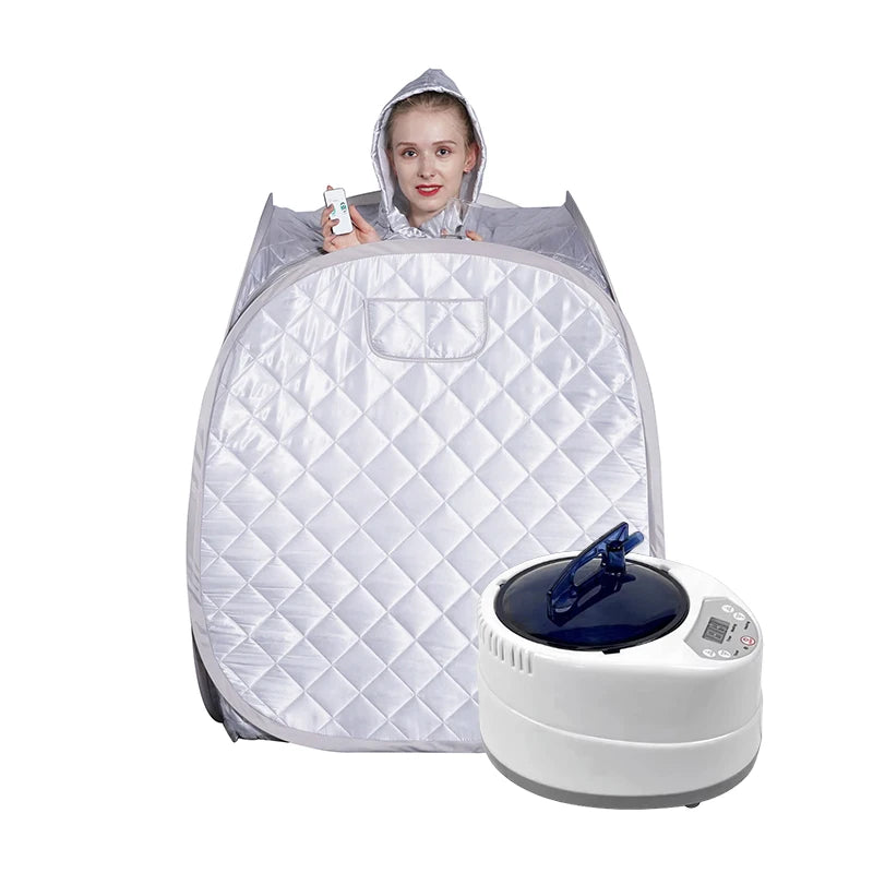 Portable Home Sauna Set – Full-Body Steam Spa with 3L Steamer