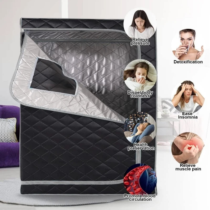 2-Person Home Steam Sauna Kit – Shared Spa Experience Anywhere