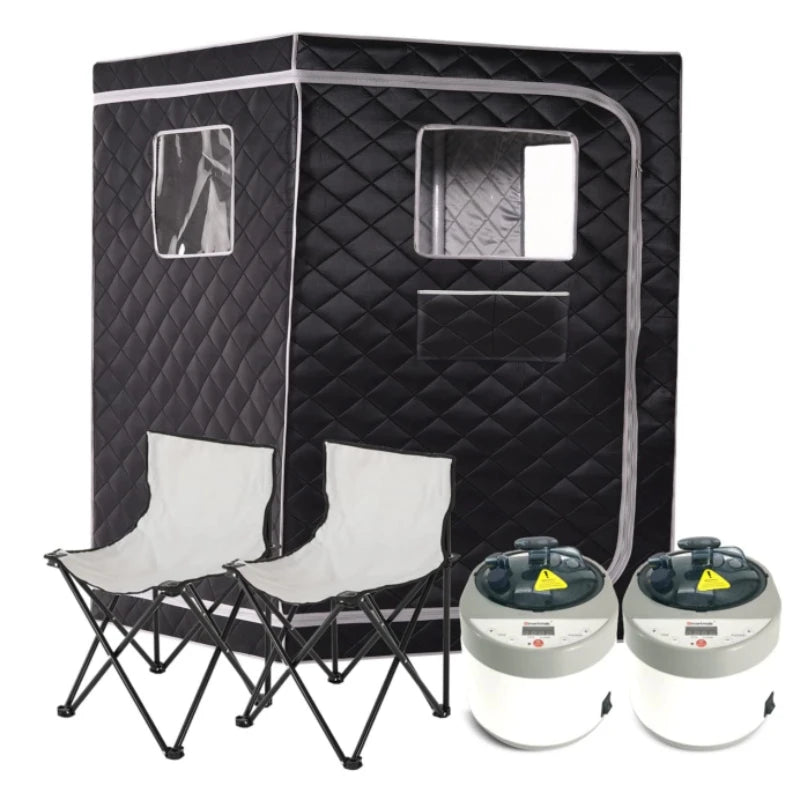 2-Person Home Steam Sauna Kit – Shared Spa Experience Anywhere