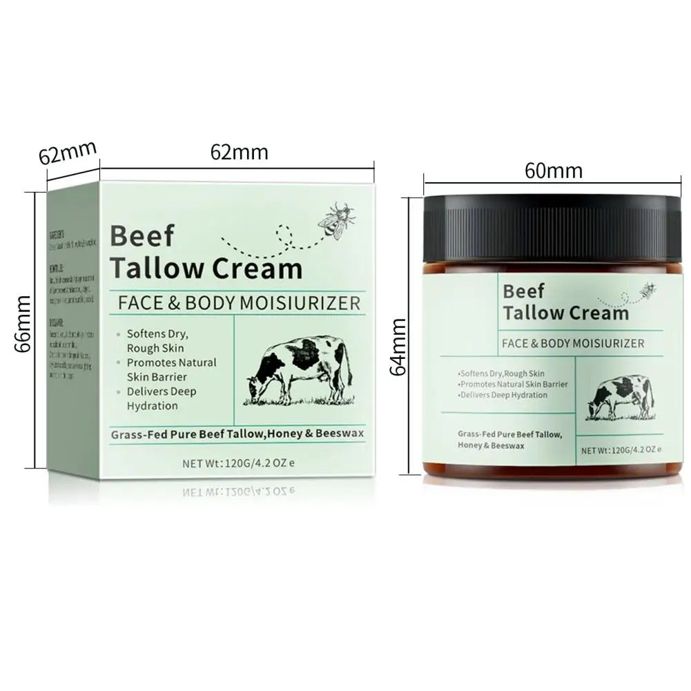 Beef Tallow & Honey Moisturizer Cream – Natural Deep Hydration