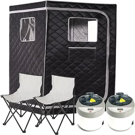 2-Person Home Steam Sauna Kit – Shared Spa Experience Anywhere