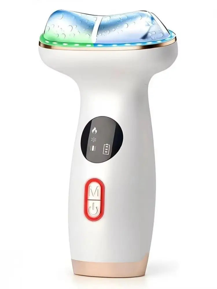 Hot & Cold Cryotherapy Gua Sha Massager – 7-Color Red Light Sculpting Tool