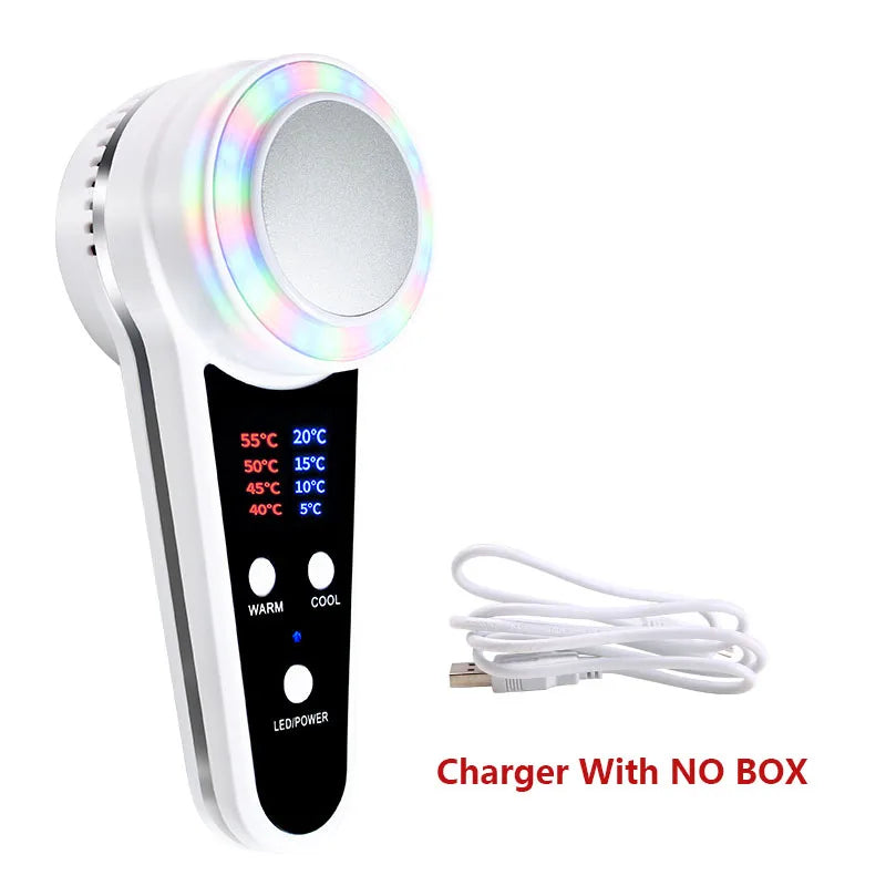 Hot & Cold LED Photon Therapy Face Hammer – Sculpt, Brighten & Restore