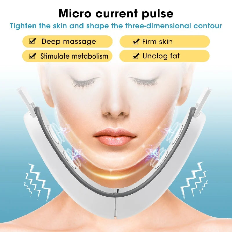 Electric V-Shape Face Lift & Double Chin Reducer