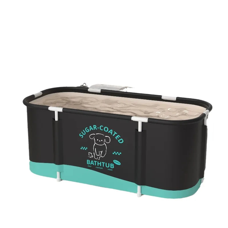 Collapsible Deep Soaking Spa Tub – Hot & Cold Therapy at Home