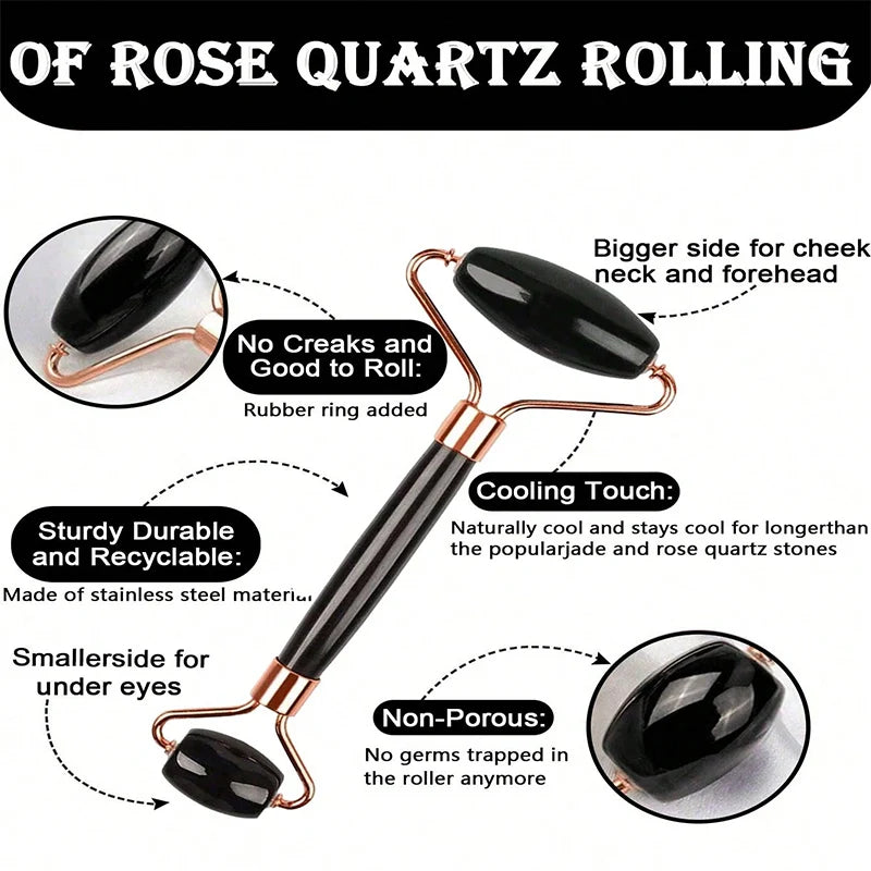 Ice Face Roller & Gua Sha Set – Sculpt, Depuff & Radiate