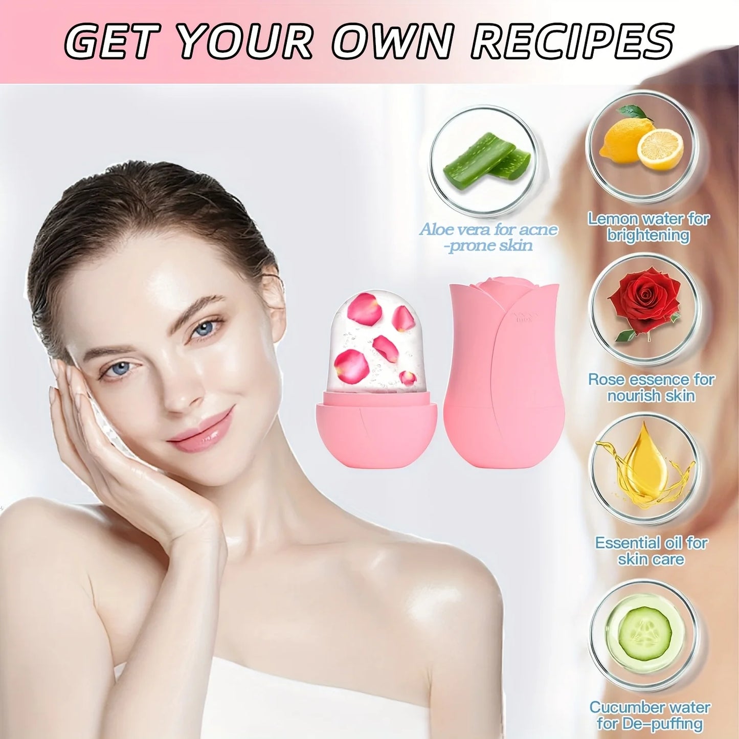 Facial Ice Roller – Cool, Firm & De-Puff Your Skin Daily